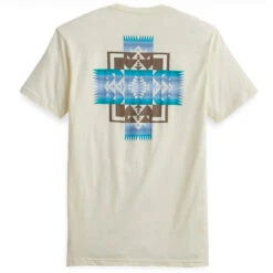 Pendleton Chief Joseph Graphic Tee - Natural/Light Blue
