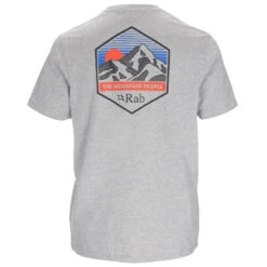 Rab Men's Stance Mountain Peak Tee - Grey Marl