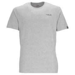 Rab Men's Stance Mountain Peak Tee - Grey Marl -Outdoor Apparel Rab StanceMountainTee GreyMarle 03