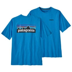 Patagonia Men's P-6 Logo Responsibili-Tee - Anacapa Blue