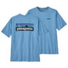 Patagonia Men's P-6 Logo Responsibili-Tee - Lago Blue