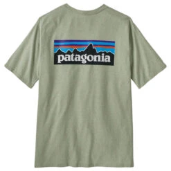 Patagonia Men's P-6 Logo Responsibili-Tee - Salvia Green -Outdoor Apparel SS23 Patagonia P6Tee SLVG 02