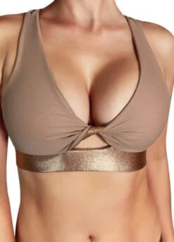 Essential Twist Sports Bra - Rose Gold 10 Essential Twist Sports Bra - Rose Gold -Outdoor Apparel cleo the hurricane tops essential twist sports bra rose gold 28741124620422