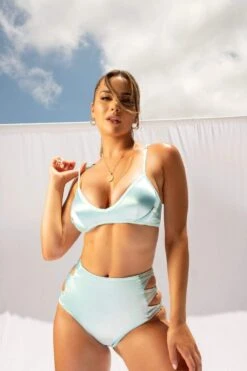 Aphrodite Bralette - Blue -Outdoor Apparel creatures of xix tops aphrodite bralette blue 18001179181190