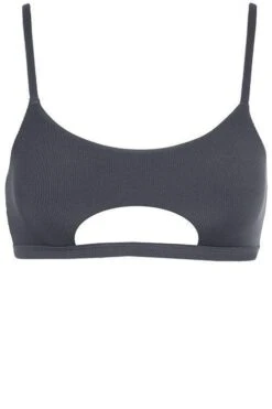 Hills Raree Top Ribbed Dark Grey -Outdoor Apparel creatures of xix tops hills reree top ribbed dark grey 12171753357357