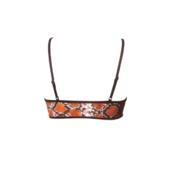 Snake Print Scoop Neck Top -Outdoor Apparel hamade activewear tops snake print scoop neck top 28713851584646